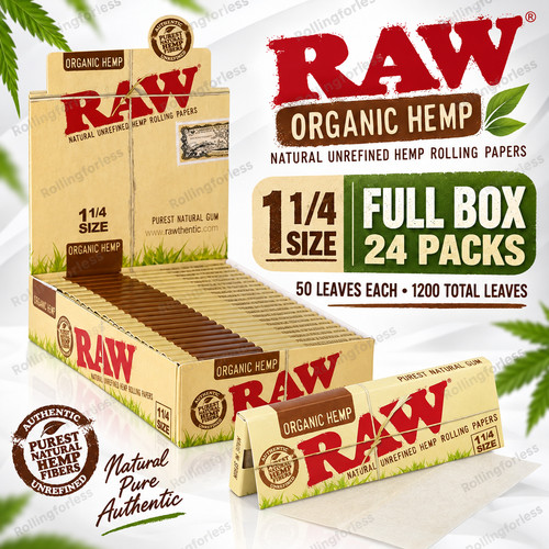 Raw organic hemp 4 - 1, 1/4