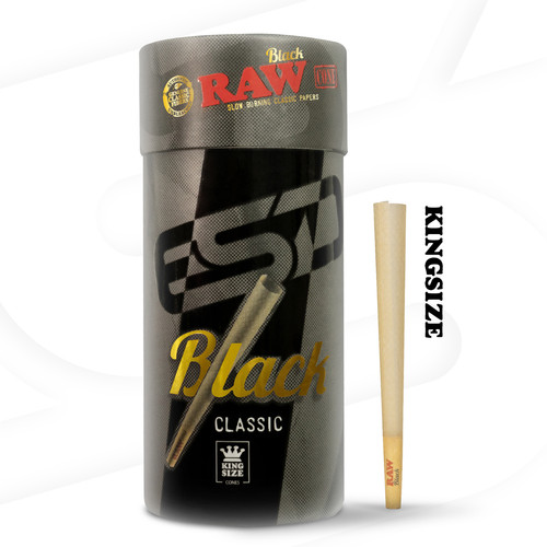Raw cones classic black king - classic,