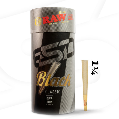Raw black size cones - raw,